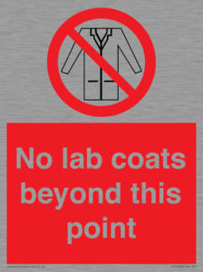 No lab coats beyond this point